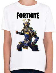 printfashion Musha Fortnite - Gyerek póló - Fehér (2439407)