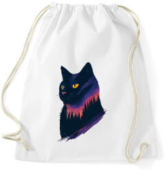 printfashion Cat - Sportzsák, Tornazsák - Fehér (2384429)