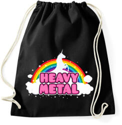 printfashion Heavy Metal - Sportzsák, Tornazsák - Fekete (2582664)