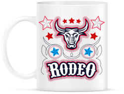 printfashion Rodeo Cowboy bika lovaglás - Bögre - Fehér (4676238)