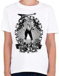 printfashion Rock - Gyerek póló - Fehér (383548)