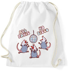 printfashion All panic - oposszum - Sportzsák, Tornazsák - Fehér (16020899)