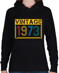 printfashion 1973 - Női kapucnis pulóver - Fekete (13126170)