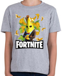 printfashion Fortnite Peely - Gyerek póló - Sport szürke (16540681)