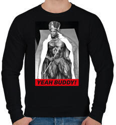 printfashion King Coleman - Férfi pulóver - Fekete (14764949)