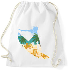 printfashion Szörfös - Sportzsák, Tornazsák - Fehér (6245001)