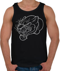 printfashion PantherTextured - Férfi atléta - Fekete (5251998)