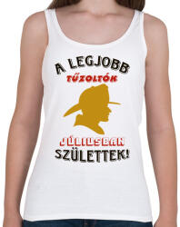 printfashion Tűzoltó szülinapja július - Női atléta - Fehér (5776010)