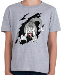 printfashion Indominus rex - Gyerek póló - Sport szürke (14227504)