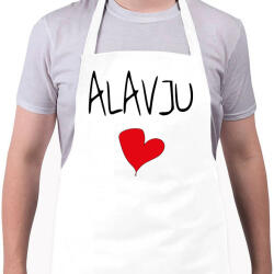 printfashion ALAVJU - I love you meme - Kötény - Fehér (5587518)
