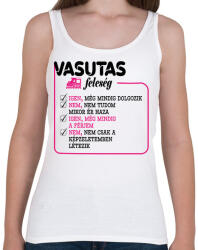 printfashion Vasutas feleség - Női atléta - Fehér (7684774)