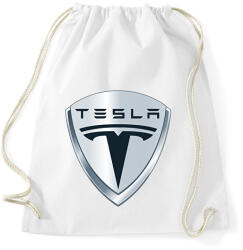 printfashion Tesla - Sportzsák, Tornazsák - Fehér (2008929)