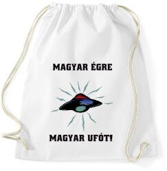 printfashion magyar égre magyar ufót - Sportzsák, Tornazsák - Fehér (1742554)