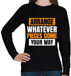 printfashion Arrange whatever - Női pulóver - Fekete (5327238)