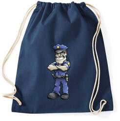 printfashion Policeman - Sportzsák, Tornazsák - Sötétkék (858003)