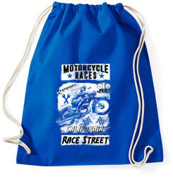 printfashion Motorverseny - Sportzsák, Tornazsák - Bright royal (152549)