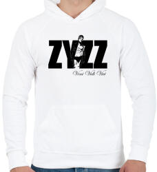 printfashion Zyzz - Veni Vidi Vici - Fekete - Férfi kapucnis pulóver - Fehér (1580885)