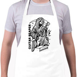 printfashion Gitáros halál - Kötény - Fehér (4899983)