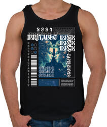 printfashion Gemini - Streetwear style - Férfi atléta - Fekete (15691704)