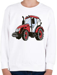 printfashion Traktor - Gyerek pulóver - Fehér (13026930)
