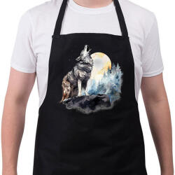 printfashion Farkas - Kötény - Fekete (16520418)