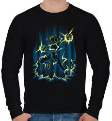 printfashion androide - Férfi pulóver - Fekete (12479789)