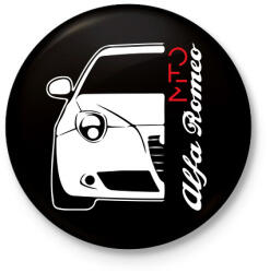 printfashion Alfa Romeo Mito - fehér - Kitűző, hűtőmágnes - Fekete (13783000)