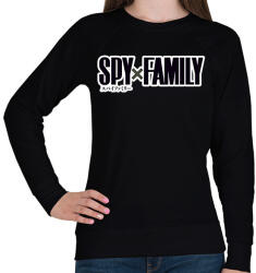 printfashion Spy x Family logó - Női pulóver - Fekete (14858299)