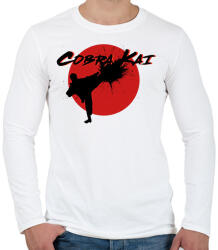 printfashion Cobra Kai - Férfi hosszú ujjú póló - Fehér (16299490)