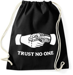 printfashion Trust no one! - Sportzsák, Tornazsák - Fekete (2362398)