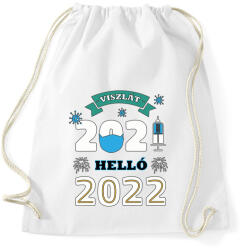 printfashion Helló 2022 - újév - Sportzsák, Tornazsák - Fehér (5630917)