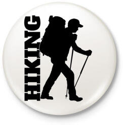 printfashion túrázás - Kitűző, hűtőmágnes - Fehér (4617991)