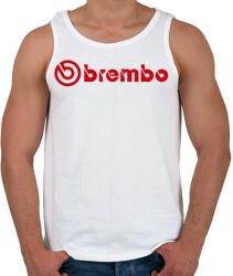 printfashion Brembo logo - Férfi atléta - Fehér (3990358)