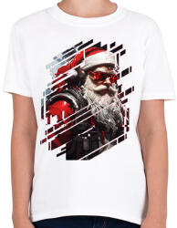 printfashion Cyber télapó - Gyerek póló - Fehér (14906924)