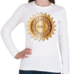 printfashion Tökeletes minőség - Női hosszú ujjú póló - Fehér (10949118)