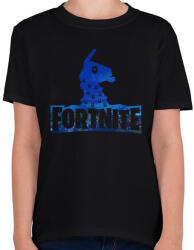 printfashion Fortnite logó - Gyerek póló - Fekete (14643034)