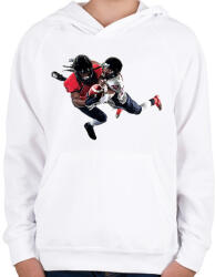 printfashion NFL Touchdown - Gyerek kapucnis pulóver - Fehér (2170706)