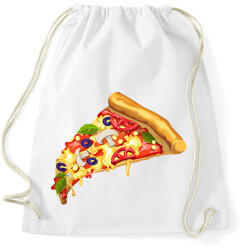 printfashion Pizza - Sportzsák, Tornazsák - Fehér (15722537)