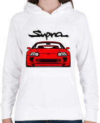 printfashion SUPRA MK4 - Női kapucnis pulóver - Fehér (3233856)