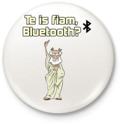 printfashion te is fiam. . . - Kitűző, hűtőmágnes - Fehér (3397241)