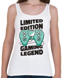 printfashion Gamer legenda - limited edition - Női atléta - Fehér (5621975)