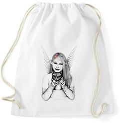 printfashion tündér és macska - Sportzsák, Tornazsák - Fehér (1522813)