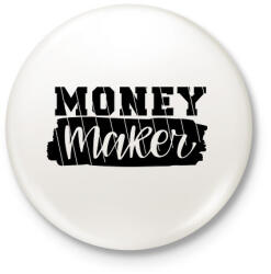 printfashion Pénzes páros - pénz kereső - Kitűző, hűtőmágnes - Fehér (6068629)