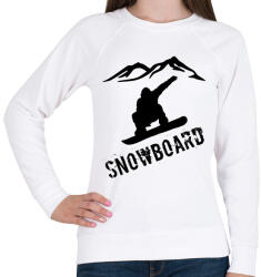 printfashion snowboard - Női pulóver - Fehér (4057489)