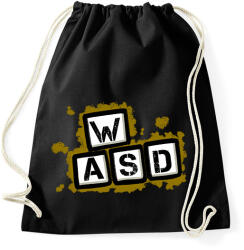 printfashion Gamer - Sportzsák, Tornazsák - Fekete (7201711)