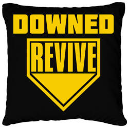 printfashion Warzone: Downed - Párnahuzat, Díszpárnahuzat - Fekete (3024316)