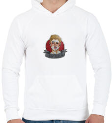 printfashion Dean - Férfi kapucnis pulóver - Fehér (2543809)
