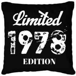 printfashion 1978 - Párnahuzat, Díszpárnahuzat - Fekete (4555644)