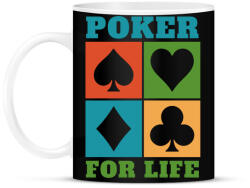 printfashion Poker - Bögre - Fekete (15555822)