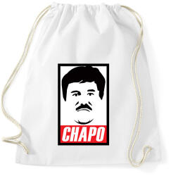 printfashion El Chapo - Sportzsák, Tornazsák - Fehér (2862348)